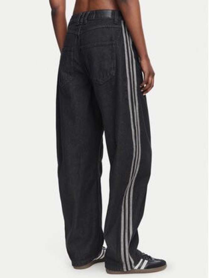 adidas Jeansy KQ6474 Czarny Barrel Fit