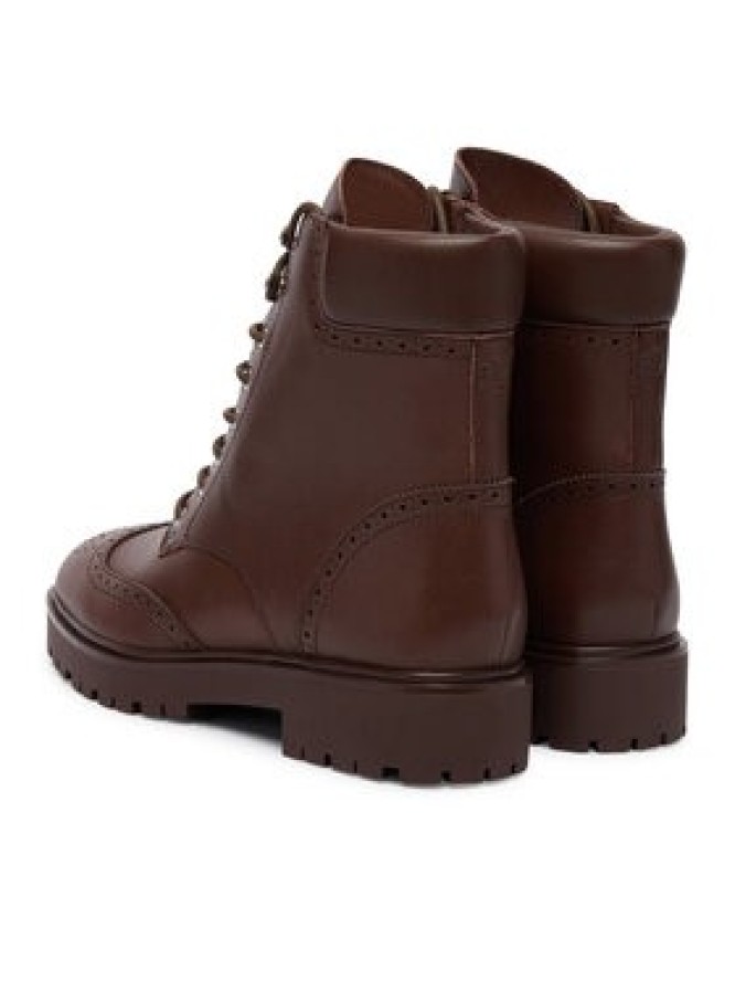 LAUREN RALPH LAUREN Trzewiki Alysn 802977885002 Brązowy