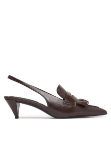Tommy Hilfiger Czółenka Th Penny Bar Pointy Sling Back FW0FW09535 Brązowy
