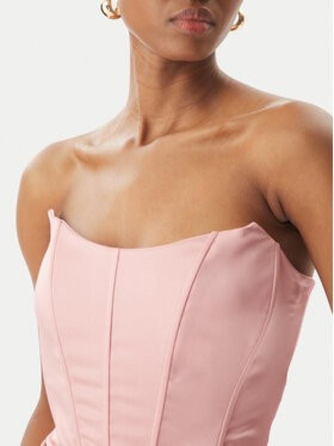 Rinascimento Sukienka koktajlowa CFC0123676003 Różowy Regular Fit