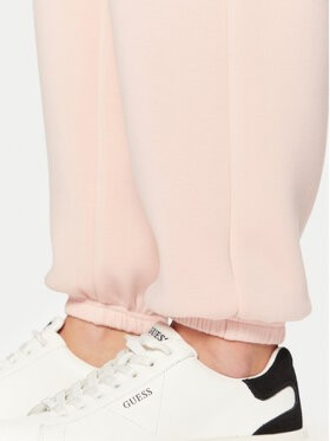 Guess Spodnie dresowe V4BB13 K7UW2 Różowy Regular Fit