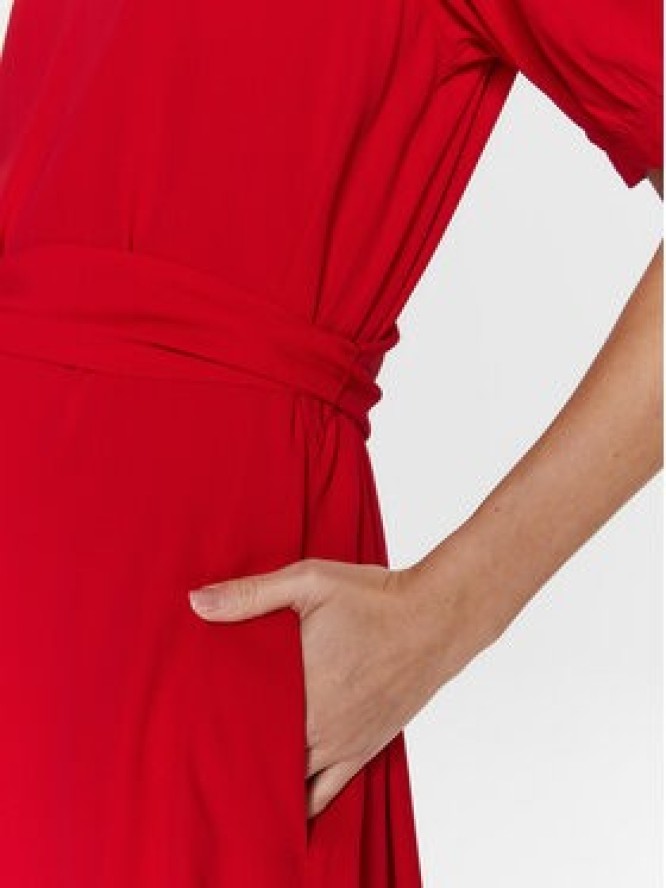 Seidensticker Sukienka codzienna 60.134576 Czerwony Regular Fit