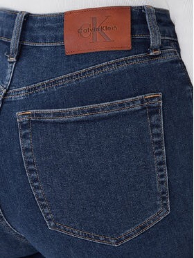 Calvin Klein Jeans Jeansy LV047E611G Granatowy Skinny Fit
