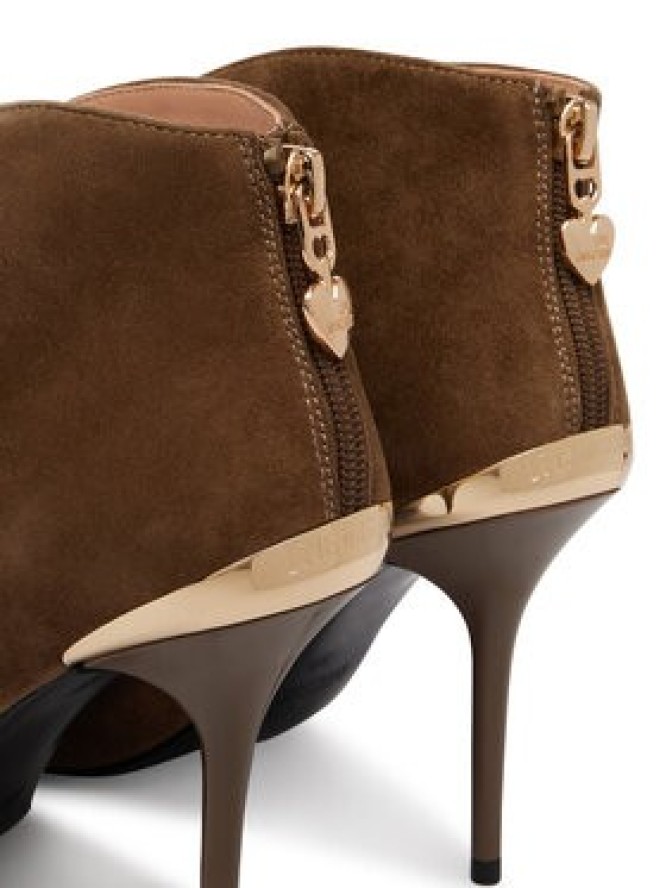 LOVE MOSCHINO Botki JA21069G1PJA0218 Beżowy