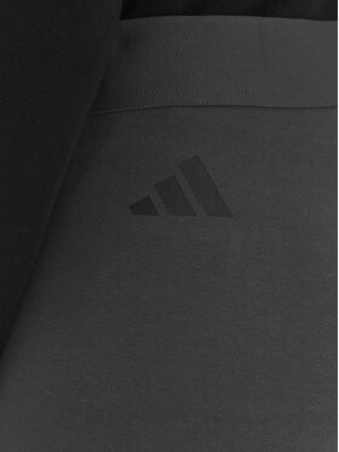 adidas Legginsy Future Icons 3-Stripes KD7667 Szary Slim Fit