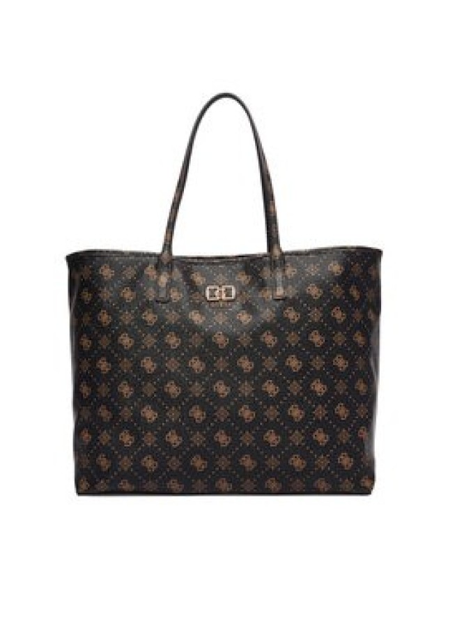 Guess Torebka Emelie Logo HWGP99 28240 Brązowy
