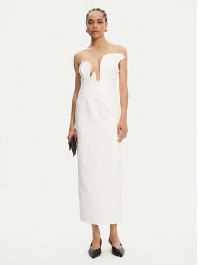 Bardot Sukienka koktajlowa Rosalyn 59733DB Biały Regular Fit