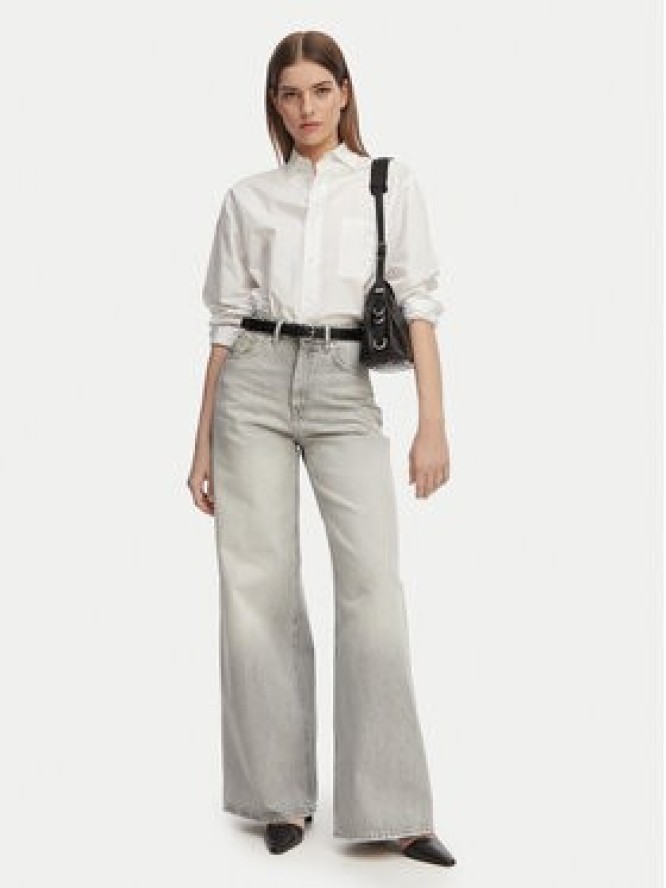 HUGO Jeansy 937 50557053 Szary jasny Wide Leg