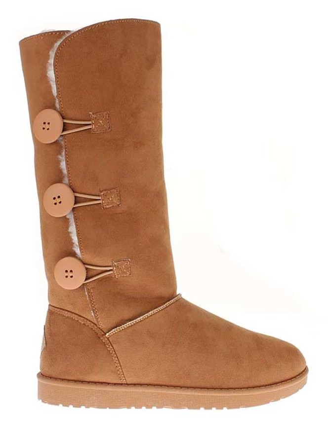 ISLAND BOOT Kozaki zimowe "Flora" w kolorze jasnobrązowym rozmiar: 39