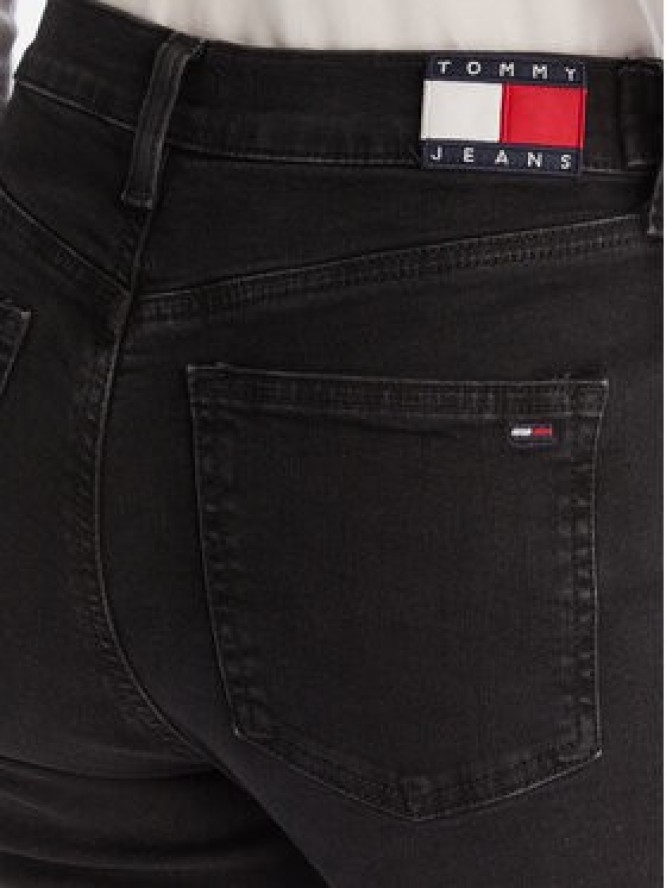 Tommy Jeans Jeansy Sylvia DW0DW20503 Czarny Flare Fit