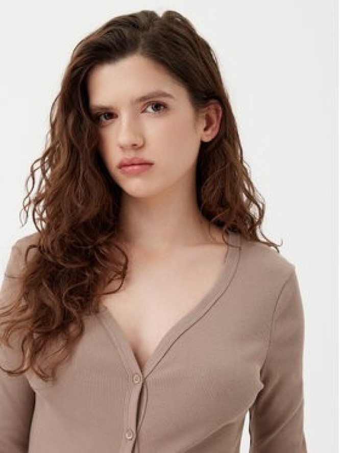 Calvin Klein Jeans Kardigan J20J224761 Beżowy Slim Fit