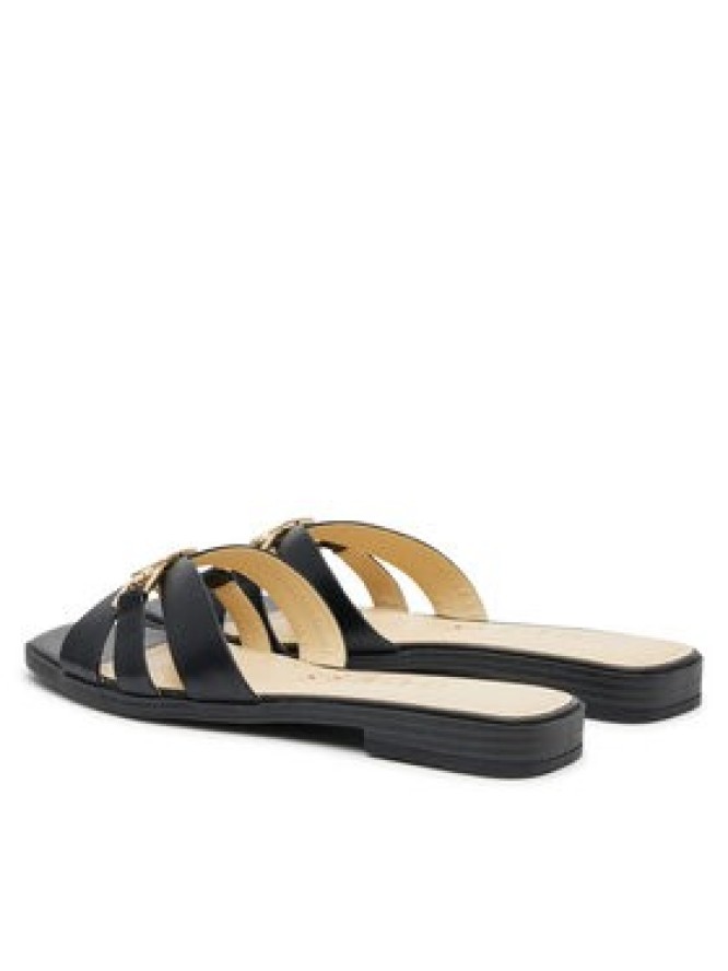 Guess Klapki FLJRLL LEA19 Czarny