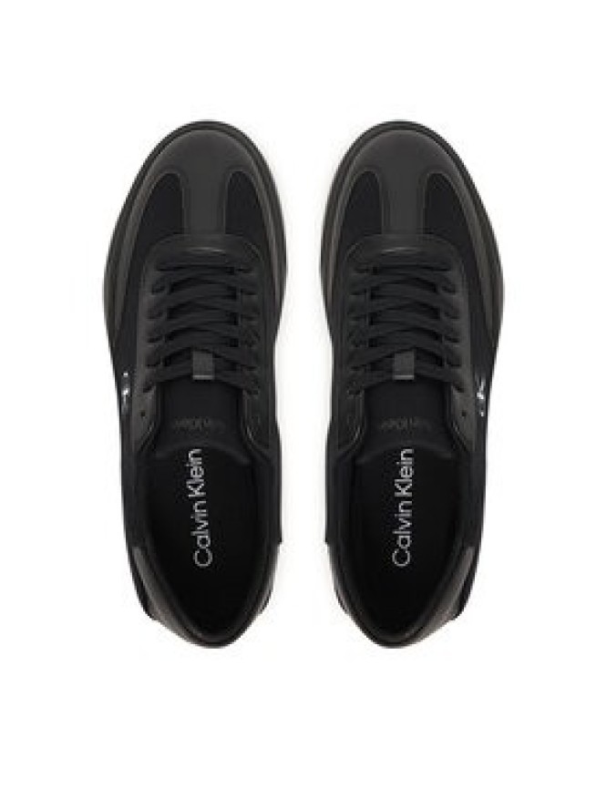 Calvin Klein Sneakersy Low Pro Cups Wt Canv Mg HW0HW03145 Czarny