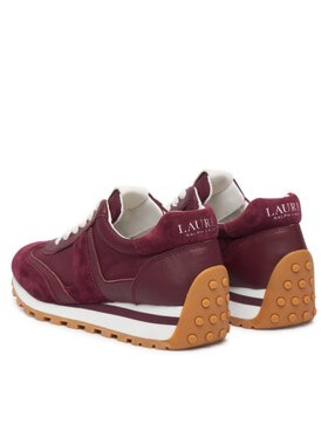LAUREN RALPH LAUREN Sneakersy Dani 802P04672007 Bordowy