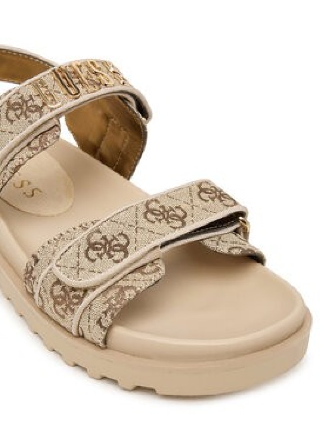 Guess Sandały FLJFDS LEL03 Beżowy