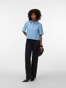 Vero Moda Bluzka w kolorze błękitnym rozmiar: XS