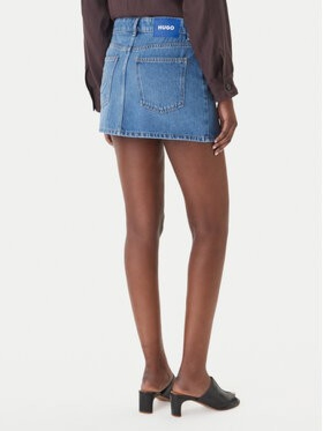 HUGO Spódnica jeansowa Galanie_B 50559551 Niebieski Regular Fit