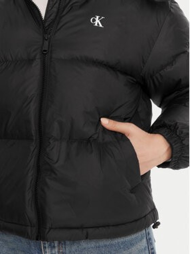Calvin Klein Jeans Kurtka puchowa Essential LV047D501G Czarny Relaxed Fit