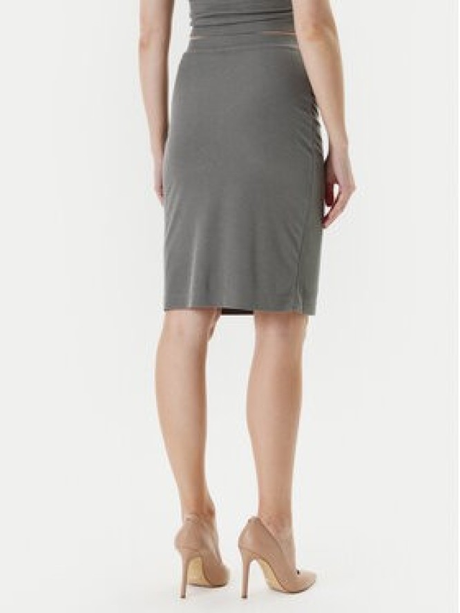 Guess Spódnica mini W5YD64 KAQL2 Zielony Regular Fit