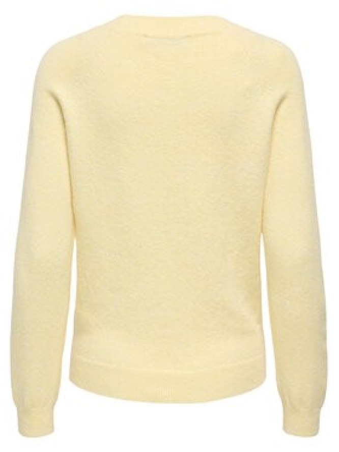 ONLY Sweter Rica 15204279 Żółty Regular Fit