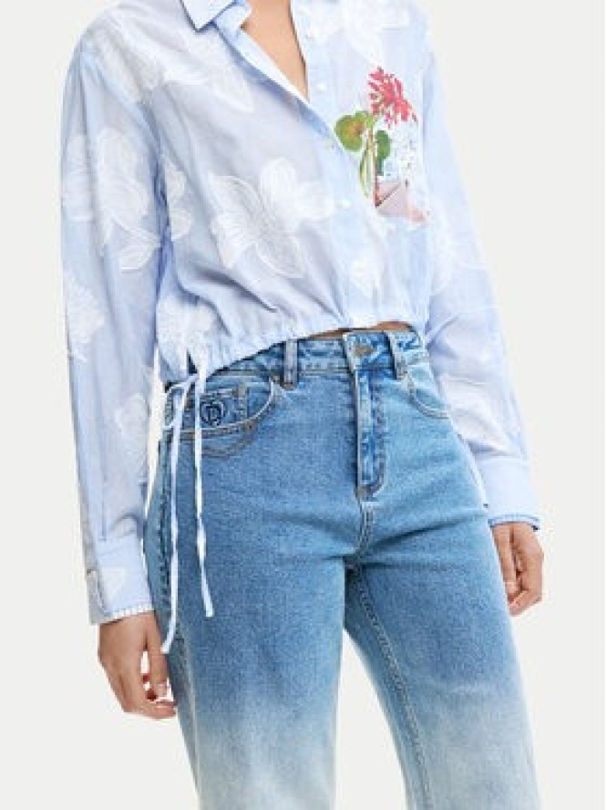 Desigual Jeansy Coco 26SWDD20 Niebieski Straight Fit