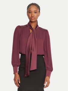 Rinascimento Koszula CFC0126204003 Bordowy Regular Fit