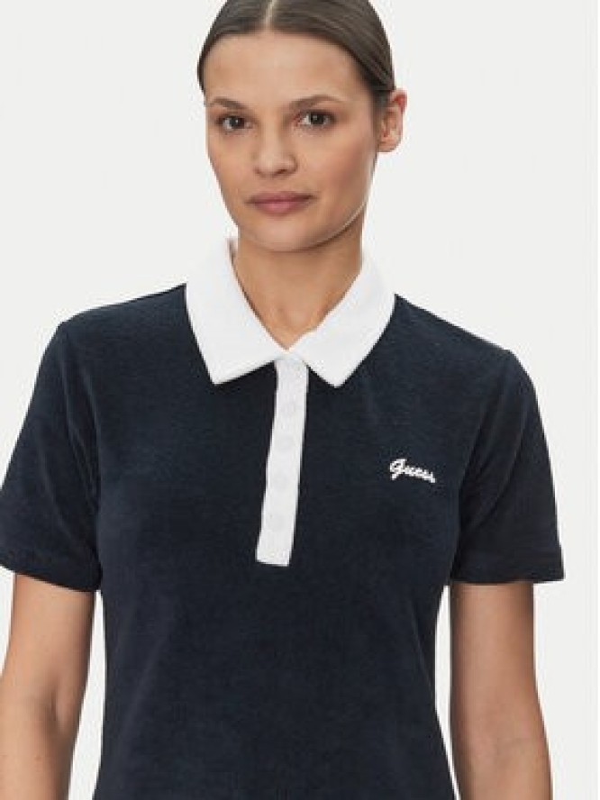 Guess Sukienka codzienna V5GK01 KCQV1 Granatowy Regular Fit