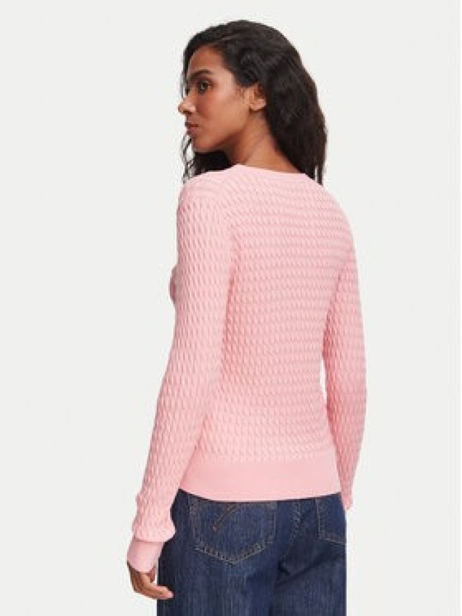 Tommy Hilfiger Sweter WW0WW44987 Różowy jasny Regular Fit