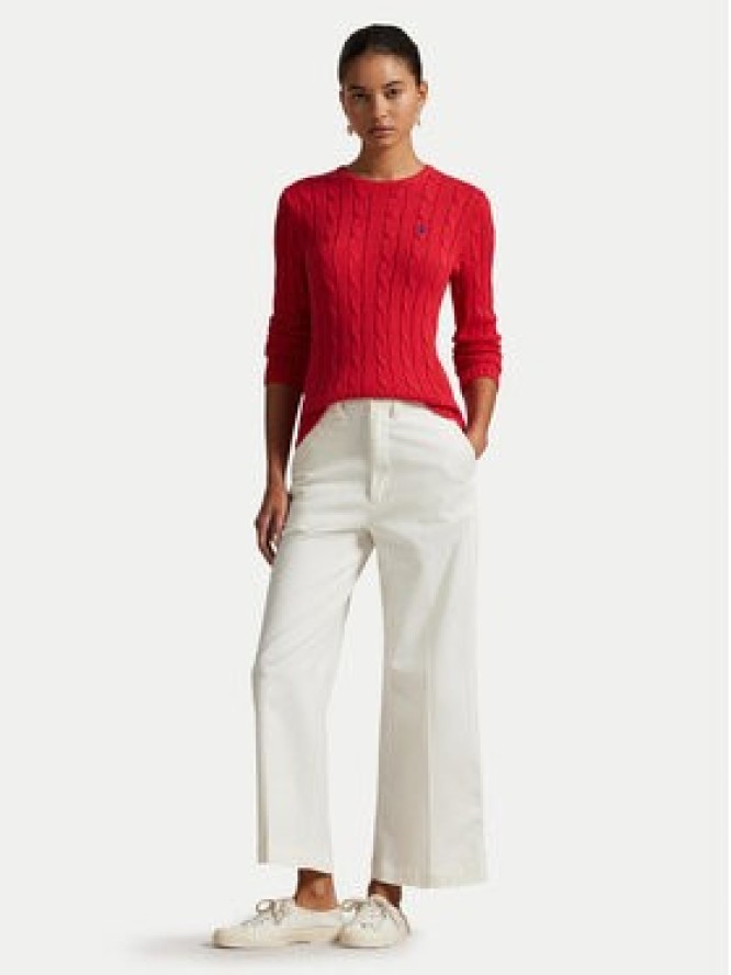 Polo Ralph Lauren Sweter 211971869019 Czerwony Slim Fit