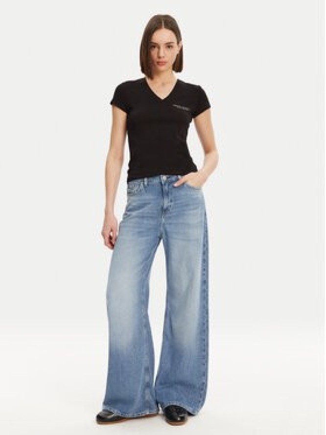 Armani Exchange T-Shirt 8NYT81 YJG3Z 52AK Czarny Regular Fit