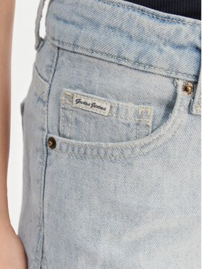 Guess Jeans Jeansy W6GA2T D6534 Niebieski Wide Leg