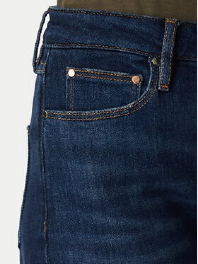Guess Jeansy W6YA82 D1334 Granatowy Wide Leg