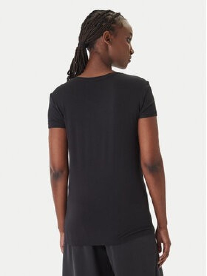 Emporio Armani T-Shirt EW000409 AF19024 UC001 Czarny Regular Fit