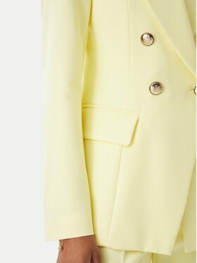 Maryley Marynarka 26EB139/43LE Żółty jasny Regular Fit