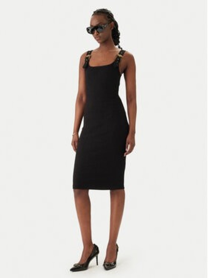 Versace Jeans Couture Sukienka codzienna 80HAO943 J0198 Czarny Slim Fit