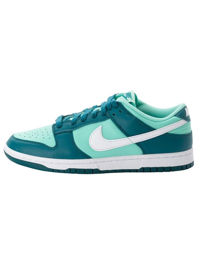 Nike Sportswear Skórzane sneakersy "Dunk Low" w kolorze turkusowym rozmiar: 40,5