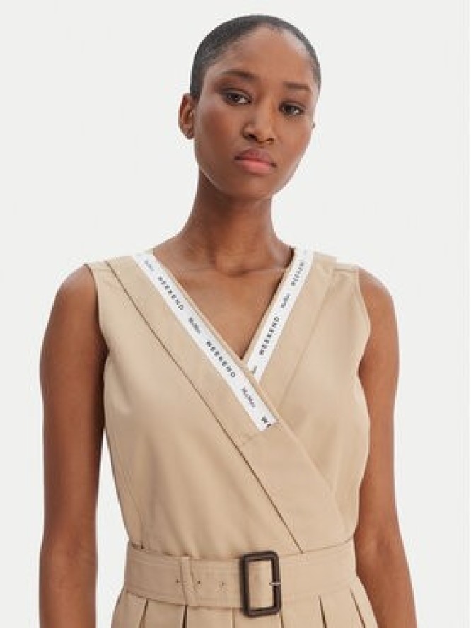 Weekend Max Mara Sukienka codzienna Cono 2615221021 Beżowy Regular Fit