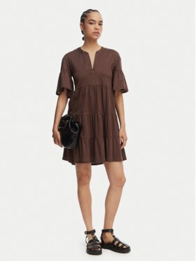 Weekend Max Mara Sukienka codzienna Saggina 2615621042 Brązowy ciemny Regular Fit