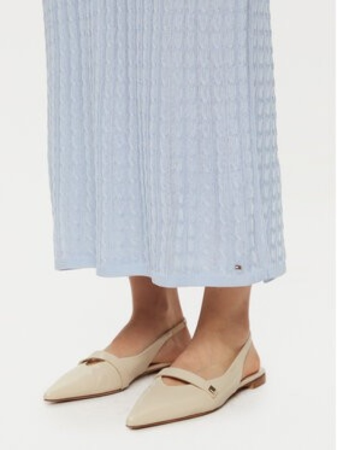 Tommy Hilfiger Sukienka dzianinowa WW0WW43999 Niebieski Slim Fit