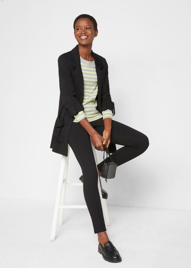 Długi żakiet Punto di Roma z mieszanki wiskozy