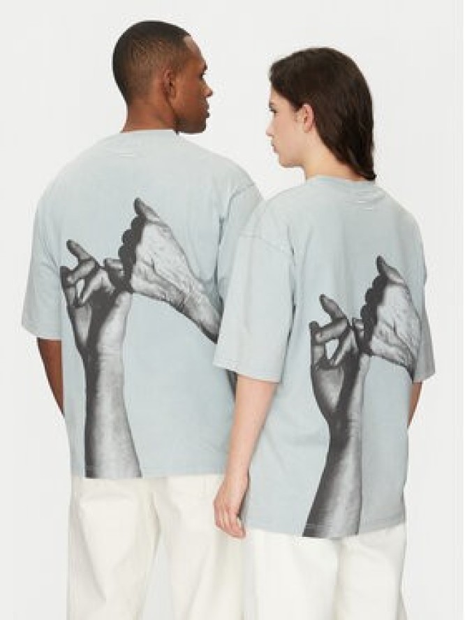 Filling Pieces T-Shirt Unisex Pinky Promise 7449983 Zielony Regular Fit