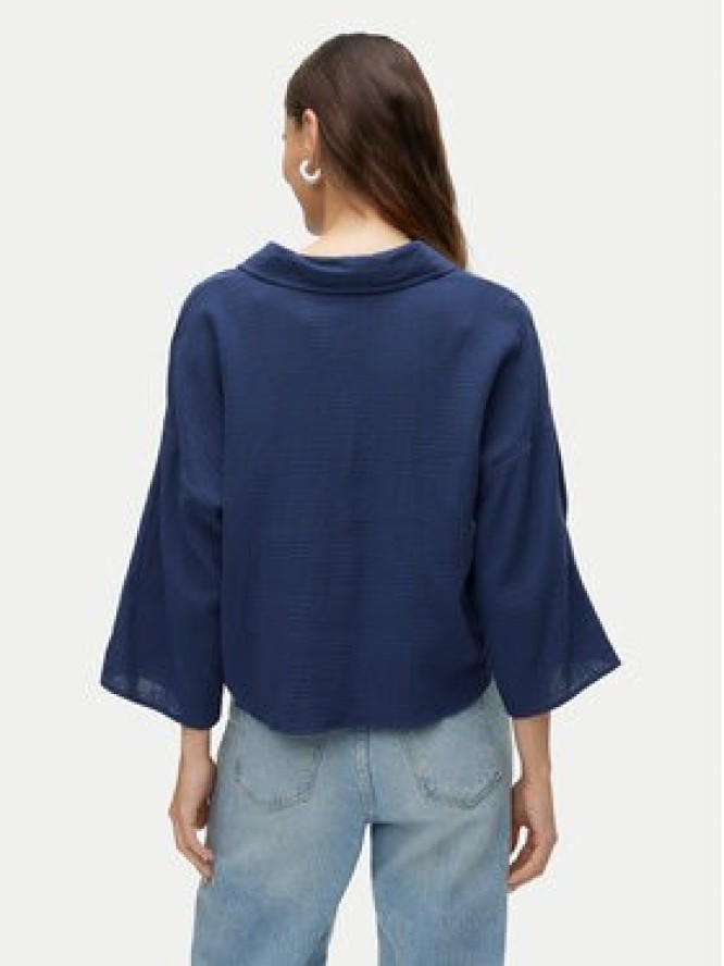Vero Moda Koszula Natali 10279685 Granatowy Standard Fit