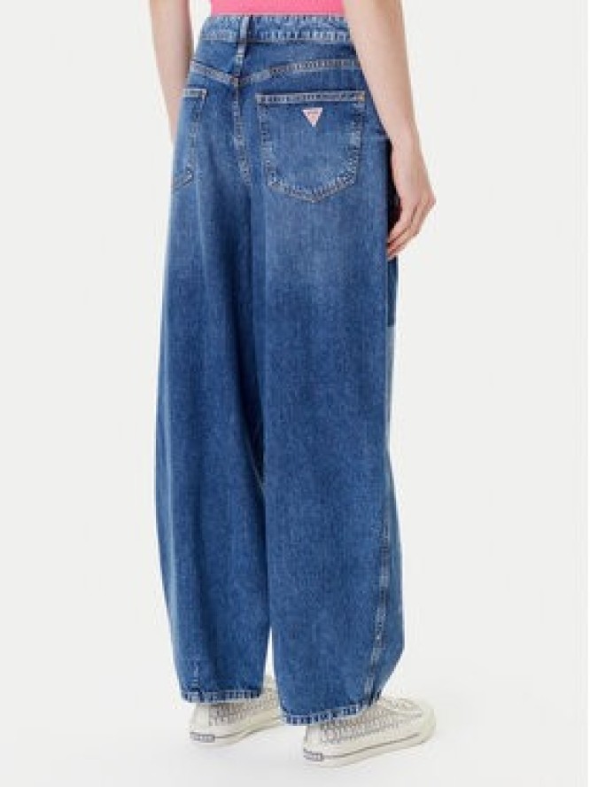 Guess Jeansy W5YG69 D5R01 Niebieski Tapered Fit