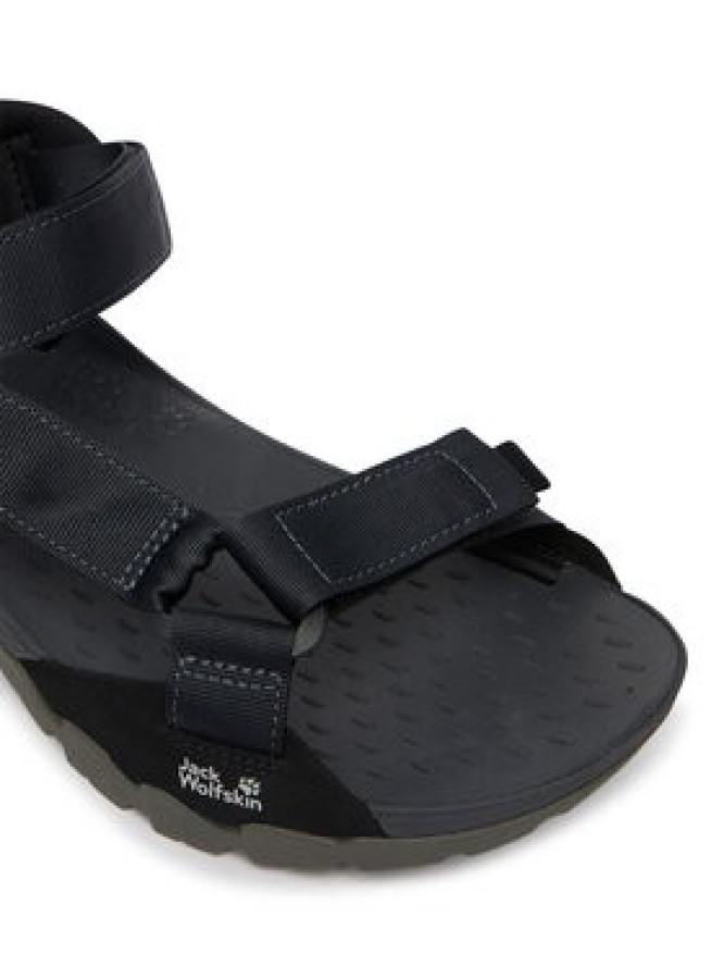 Jack Wolfskin Sandały Ridge A65590 Czarny