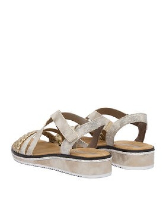 Rieker Sandały CEO-V3663-90 Złoty