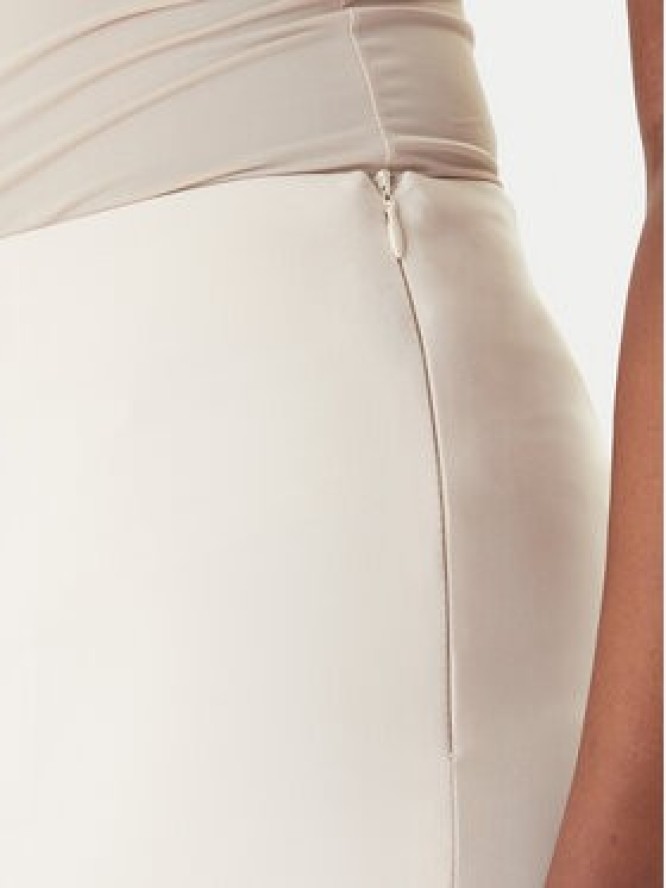 Rinascimento Spodnie palazzo CFC0127878003 Beżowy Wide Leg