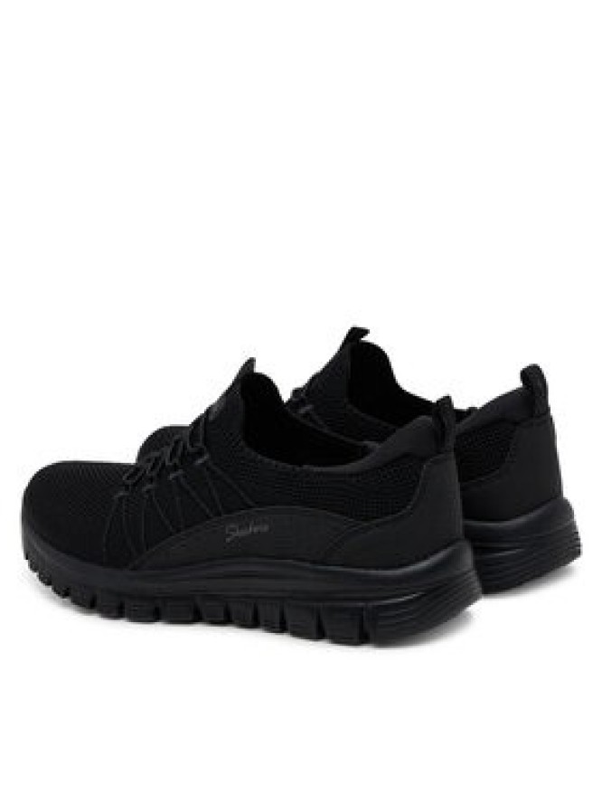 Skechers Sneakersy Graceful - Picture Perfect 100702/BBK Czarny