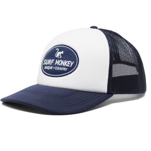 Czapka Trucker - Pikowana / Rozmiar uniwersalny (Granatowy)