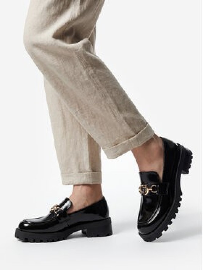 Eva Minge Loafersy EO-MOCCA-01 Czarny