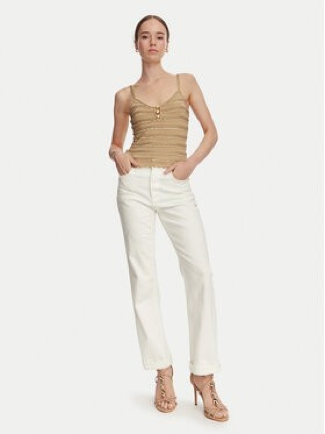Guess Top W6YR32 Z1027 Złoty Regular Fit